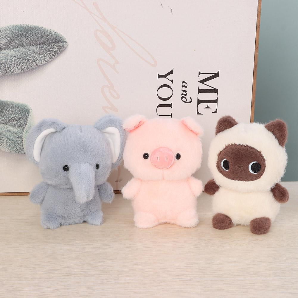 16cm Stuffed Animal Pillow Elephant Animal Plush Toy Fashion Plush Companion Doll  Sleeping Gift