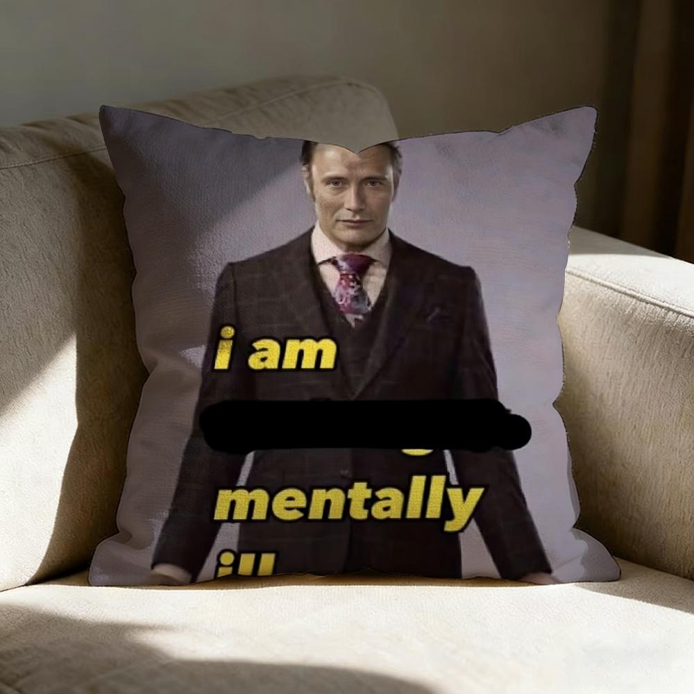 I'm Insane Will Graham Pillow Case pillowcase, double-sided printed, sofa cushion, bedroom headboard pillow