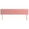 Headboards Pink 180 X 7 X 78 88 Cm Velvet