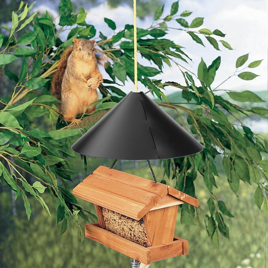 Squirrel Flapper Professional Galvanized Steel Prevents Stealing Squirrel Baffle for Bird Feeder