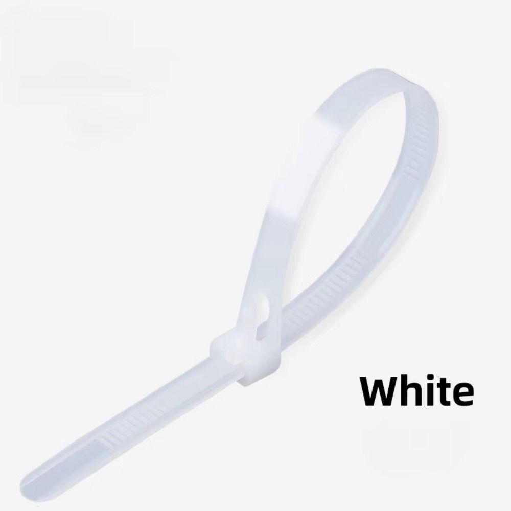 100 PCS Durable Self-locking Zip Ties Multi Purpose Car Instrument Zip Ties for Auto Repairing