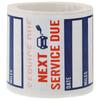 150Pcs Adhesive Car Service Due Stickers Roll Removable Maintenance Reminder Labels for Auto Window Decals Service Due Stickers