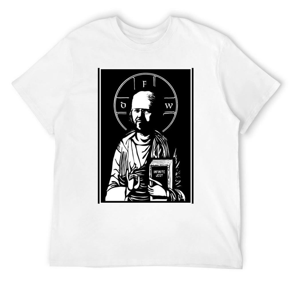 David Foster Wallace T-Shirt Baumwolle Grafik-T-Shirts Top Anime-Figuren T-Shirt Herren