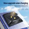 Solar Powered LED Car Roof LiDAR Decorative Cover Light Anti Rear End Collision Warning Flashing Navigation Light