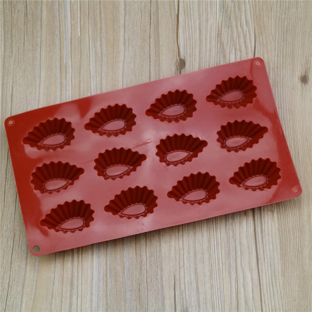 

Пищевой силикон 12 отверстий шифоновая форма для торта каплевидной формы для выпечки кексов DIY формы для льда решетчатые формы для шоколада