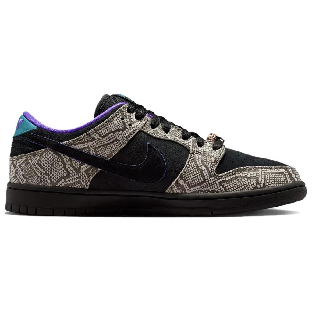 Nike X Dashawn Jordan Dunk SB Zapatillas de Skate de Caña Baja Unisex Negro Marrón IB6208-200