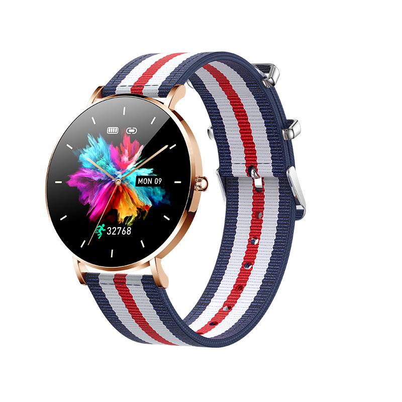 New Ultra Thin Smart Watch Women  AMOLED 360*360 HD Pixel Display Always Show Time Call Reminder Smartwatch Ladies AVE