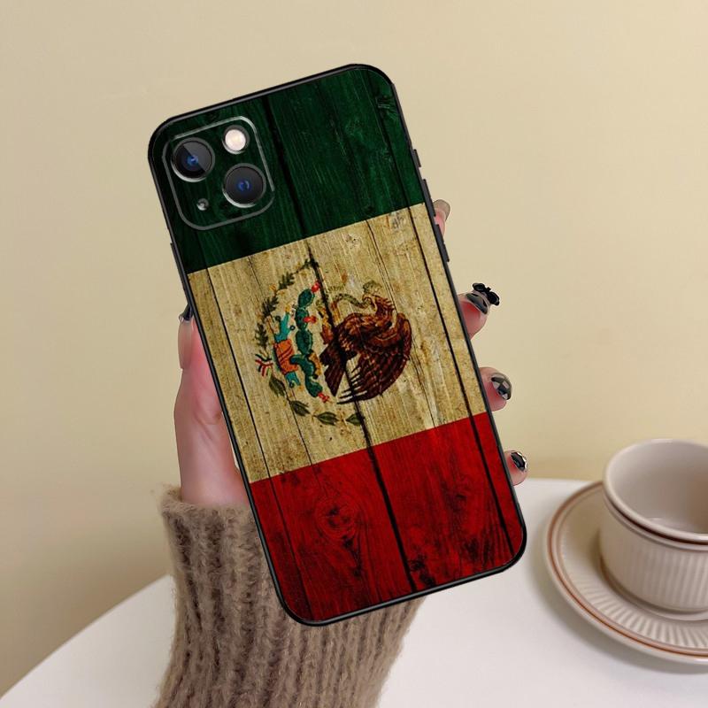 Mexico Mexican Flag Phone Case For iPhone 17 16 15 14 13 11 12 Pro Max Mini 15 16 Plus 16e 17 Air Cover Funda