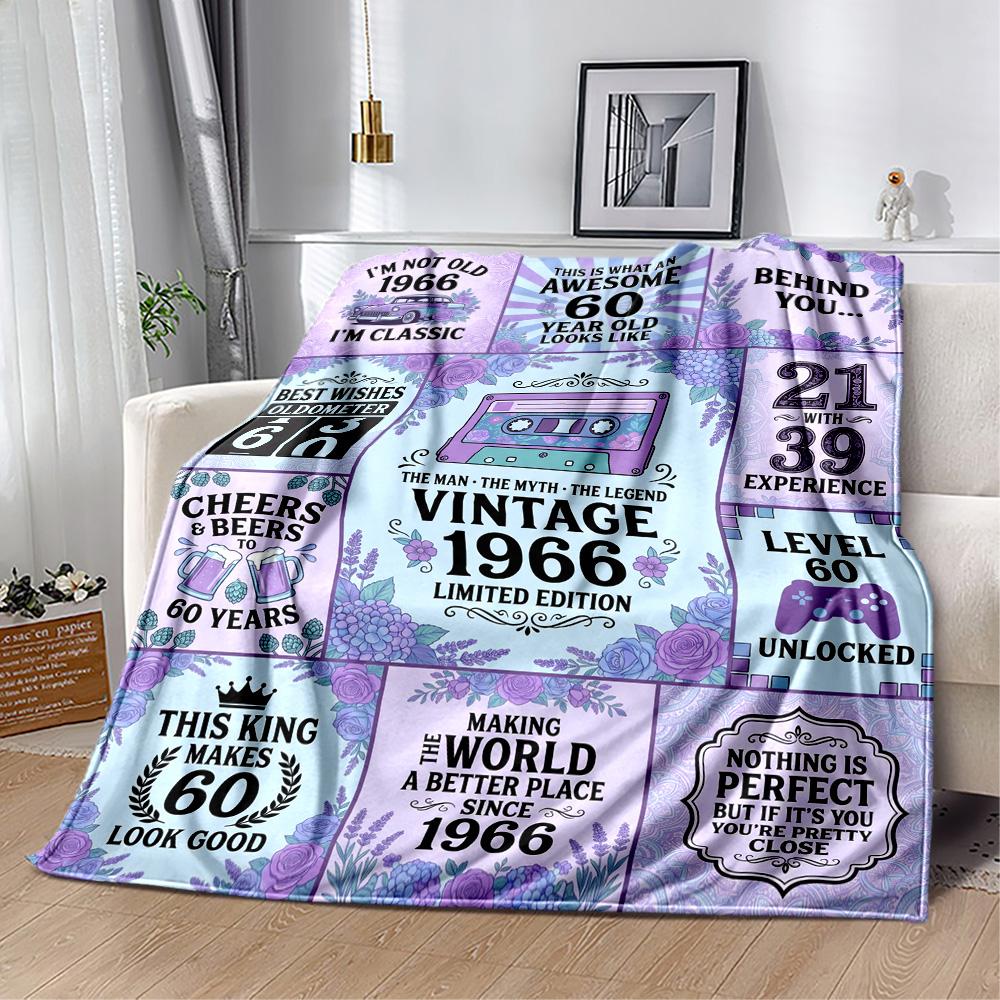 Chapter 60: New Beginnings Flannel Blanket-Soft and Suitable for Sofas,Beds,Offices,Travel,All Seasons,Great Gift for Holidays and Birthdays.