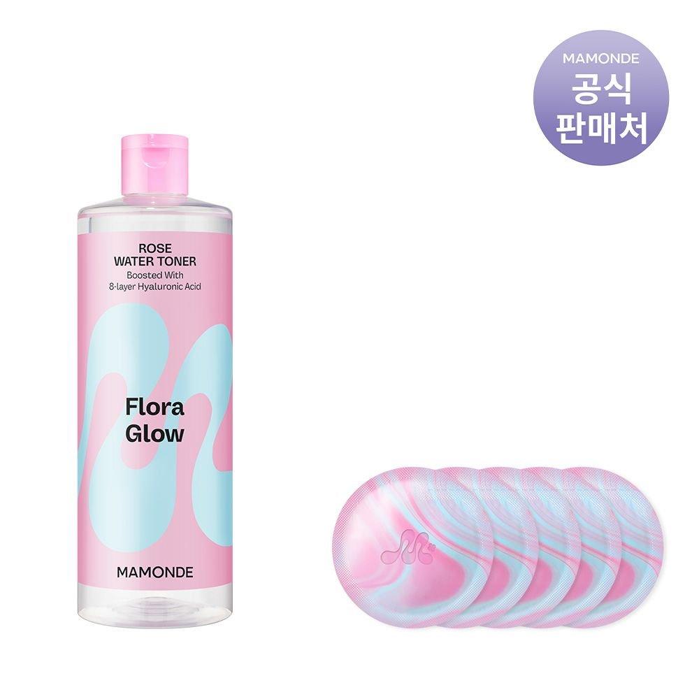 Тоник с розовой водой Flora Glow 500 мл