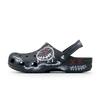 Classic Clog Devil Smiley EVA Graffiti Comfortable Versatile Hole Shoes Unisex Black