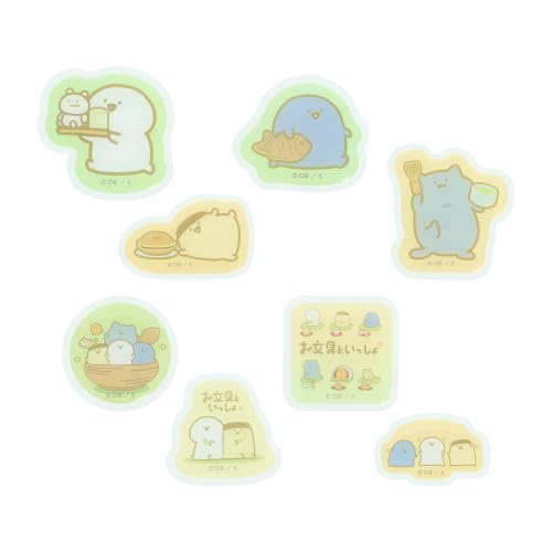 Sun-Star Stationery Goods with Stationery - Stamped Stickers - Tea Color S8821879
