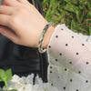 Cheongsam accessories Filigree Enamel Bangle Traditional Hollow Out Flower Bracelet  Versatile