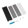 M.2 2280 SSD Heatsink with Thermal Silicone Pad Aluminum Alloy Support Single Double Sided M2 SSD