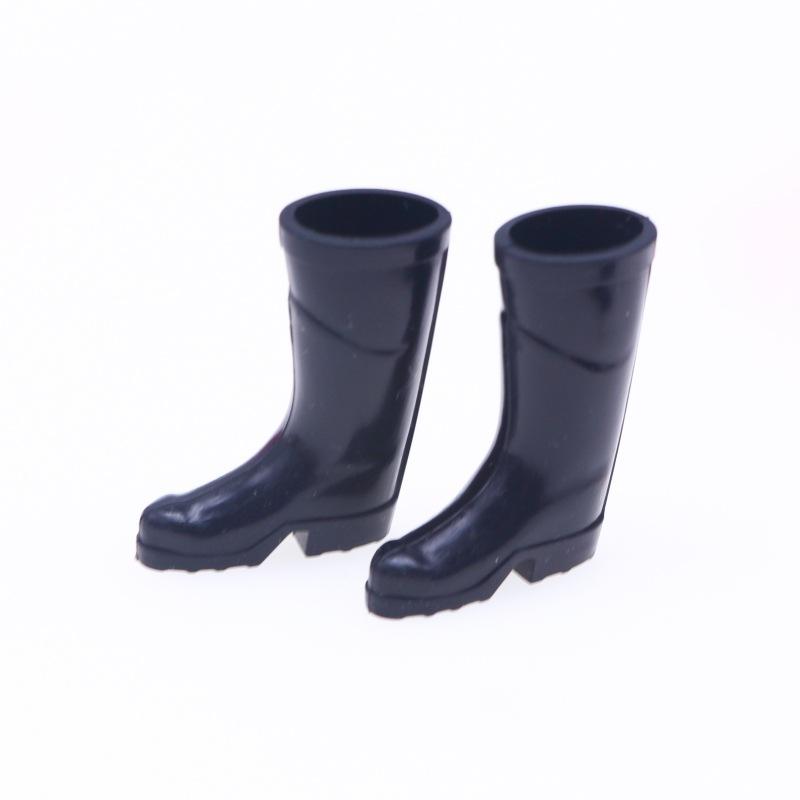 1Pairs 112 Scale Dollhouse Miniature Red Blue Black Rubber Rain Boots Home Garden Yard Decoration Dolls Accessories