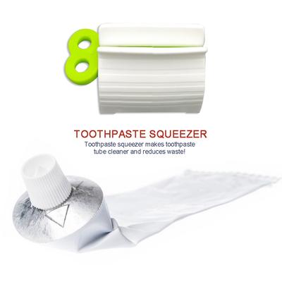 Plastic Toothpaste Dispenser Multifunctional Portable Rolling Toothpaste Squeezer Manual Press Tools for Hair Dye Cosmetics