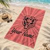 Chicago Bears Özel İsimli Plaj Havluları aynı zamanda banyo havlusu olarak da kullanılır yazın vazgeçilmezi dış mekanlar için olmazsa olmaz plaj ve havuz için harika