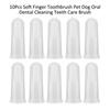 10Pcs Soft Finger Toothbrush Pet Dog Oral Dental Cleaning Teeth Care Brush