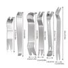 6Pcs/Set DVD Stereo Refit Car Inner Removal Tool Stainless Steel Plastic Trim Panel Dashboard Disassembly Tool Set