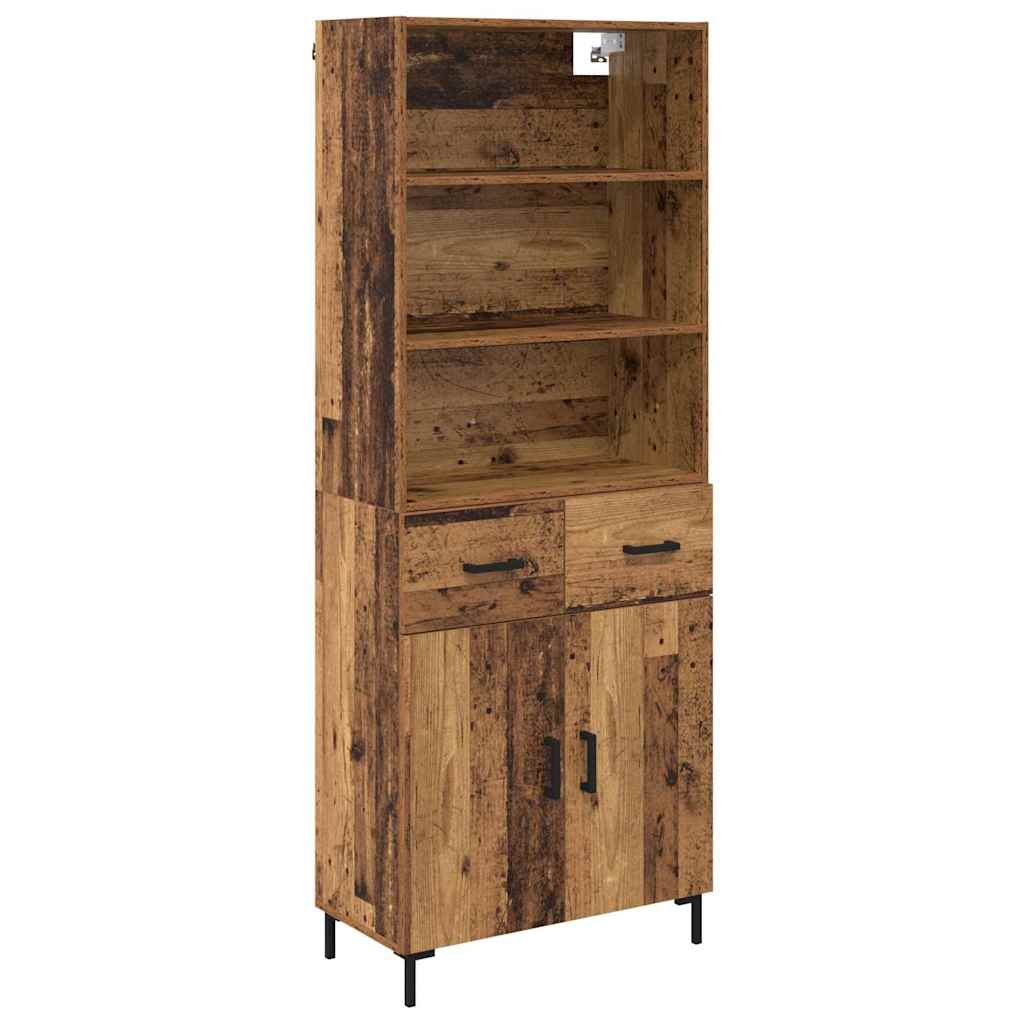 Highboard Reclaimed Wood 69.5 x 34 x 180 cm Particleboard