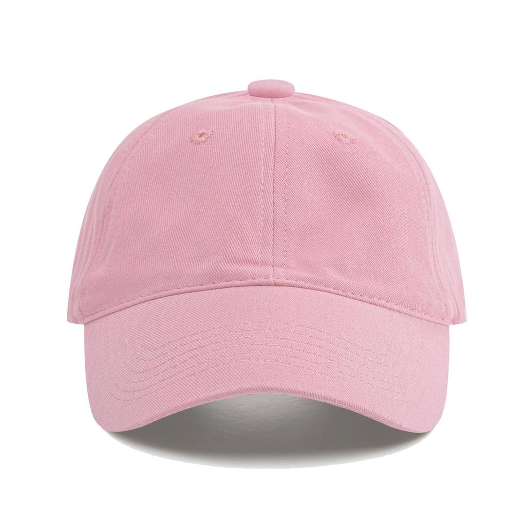 Korean & Japanese Style Soft Cotton Baseball Cap - Custom Logo Option