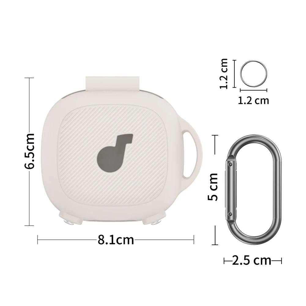Earphone Silicone Protective Cover For Anker Soundcore Space A40 Earphone Cases Anti-drop Scratch-proof Earphone Charging Case
