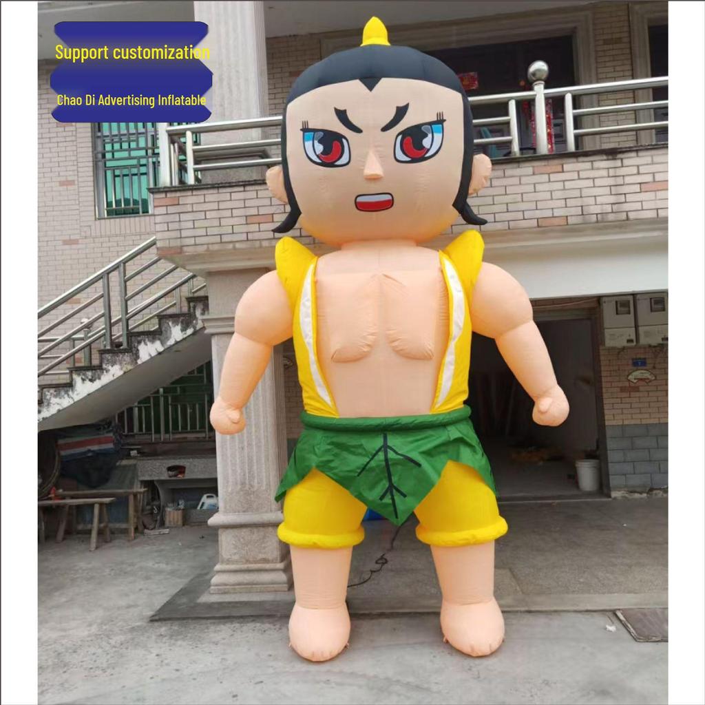 2026 World Cup Giant Cartoon Mascot Inflatable Football Model