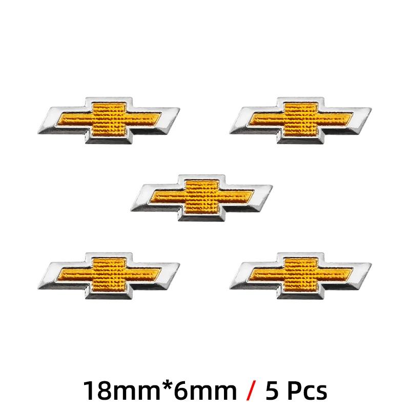 Adesivo Emblema per Chiave Auto Remota in Alluminio 18mm 22mm Accessori Auto Per Chevrolet Colorado Cruze Spark Captiva Malibu Aveo