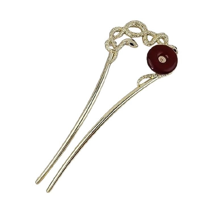 

Alloy Hair Stick with Snake Perfect for Parties and Weddings Alloy Serpents Hairpin Photo Props
