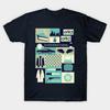 Asian Size Men Black Print T-shirt Carry On My Wayward Son No-Cut Heat Transfer Print Cotton Tshirt