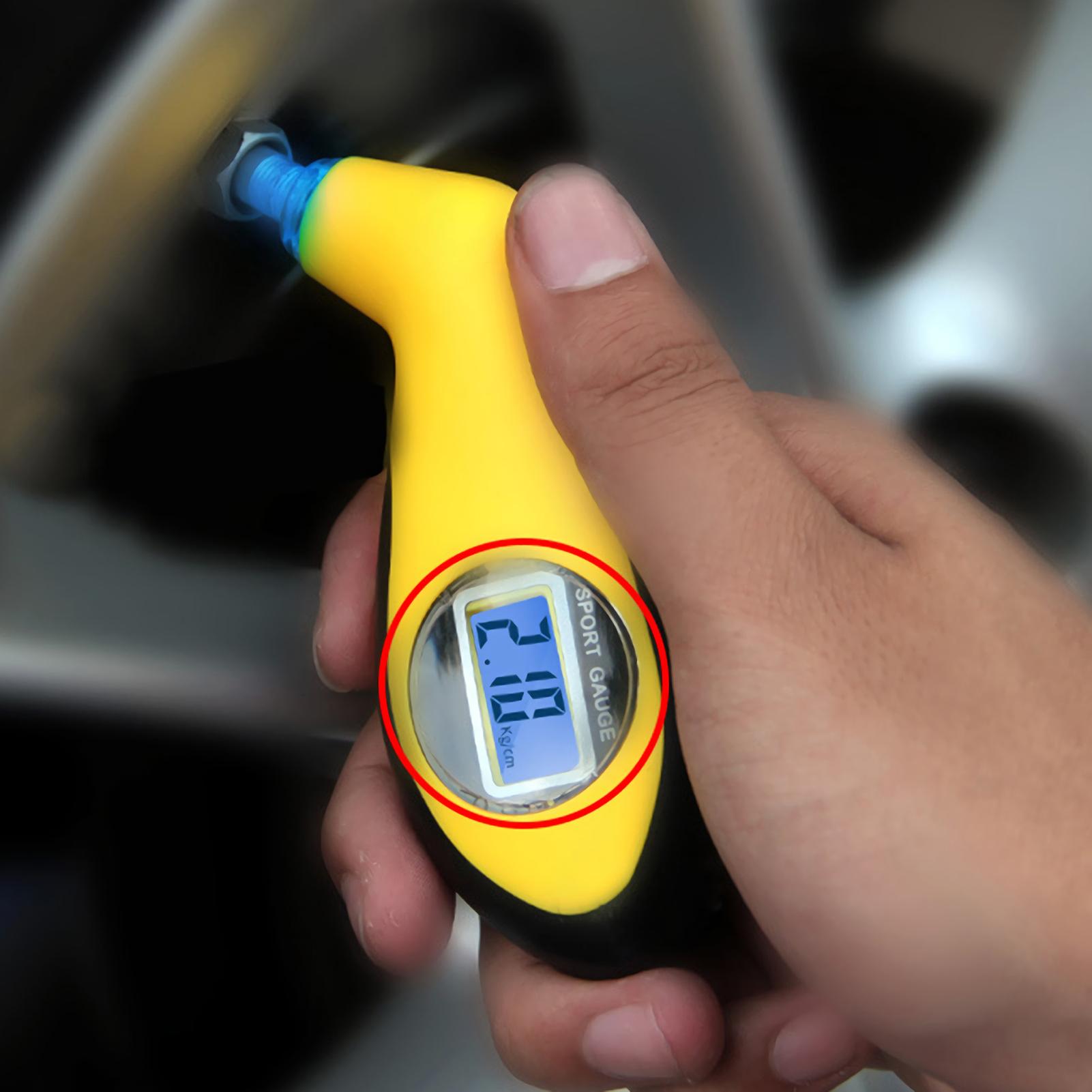 

Світлодіодний цифровий манометр у шинах 0~150 PSI 4 одиниці з можливістю перемикання високоточного автомобільного манометра в шинах