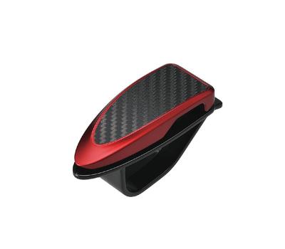 Carmate Auto Sonnenbrille Carbon Rot DZ319 Clip, Faser, Metallisch,