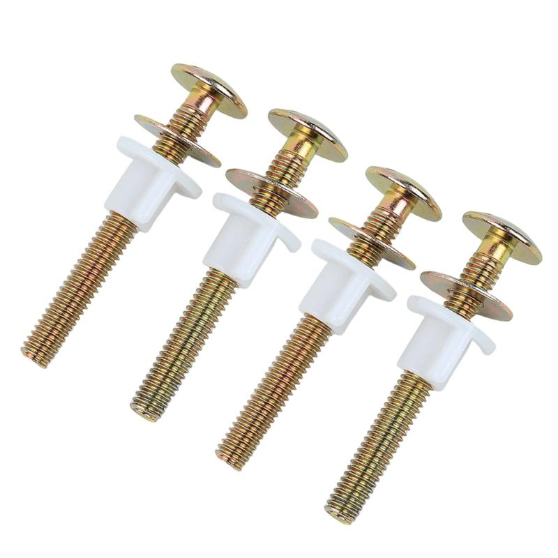 Sada 4 robustních šroubů a matic pro WC sedátko Příslušenství Pohodlné pro snadnou instalaci a prevenci úniků