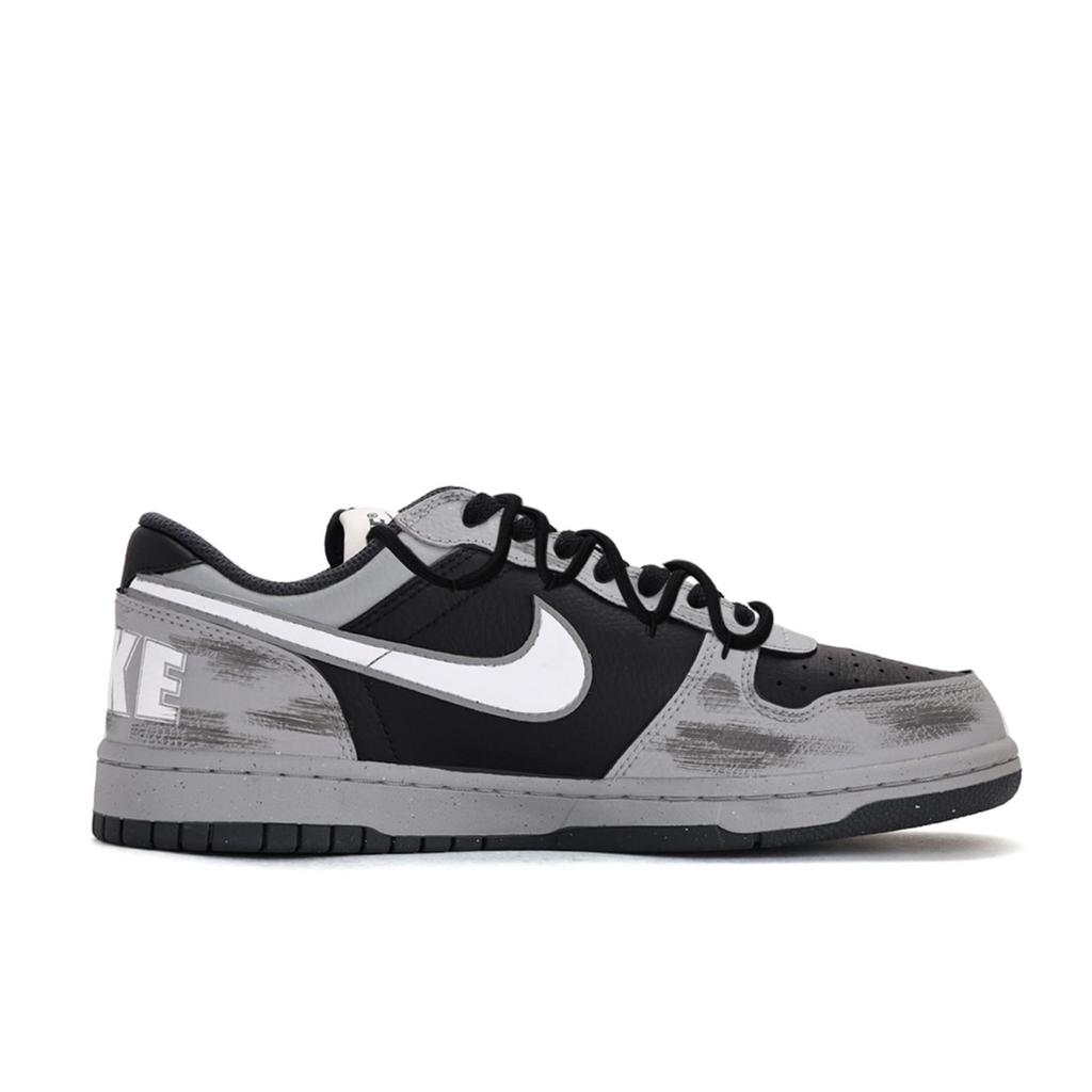 Nike Dunk Coverage Abriebfest Rutschfest Niedrig geschnitten Skateboard-Schuhe Unisex Grau 355152-017(Team59-SBOX)