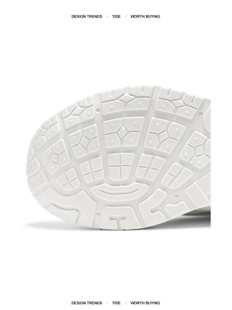 Men's Trendy Breathable Mesh Sneakers - Versatile White Thick Sole Casual Dad Shoes