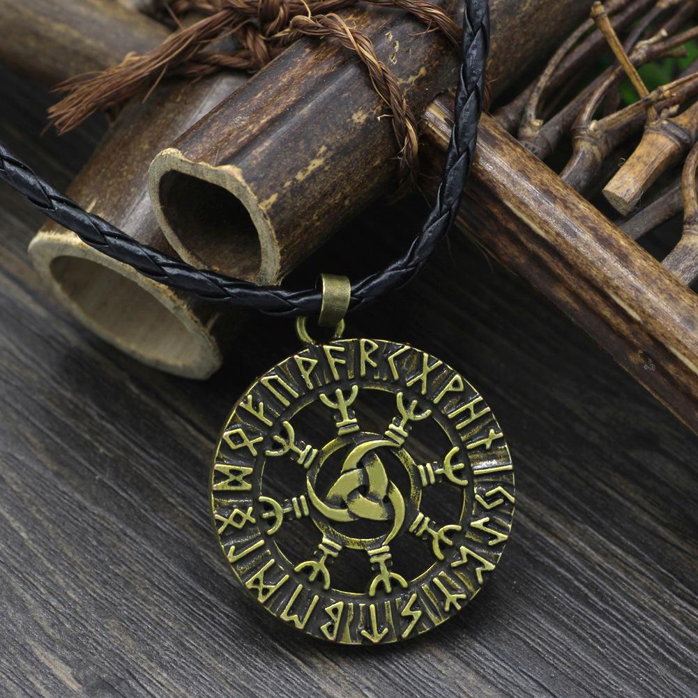 Severská mytologie Viking Odin Logo Runavin Přívěsek Náhrdelník pro Muže