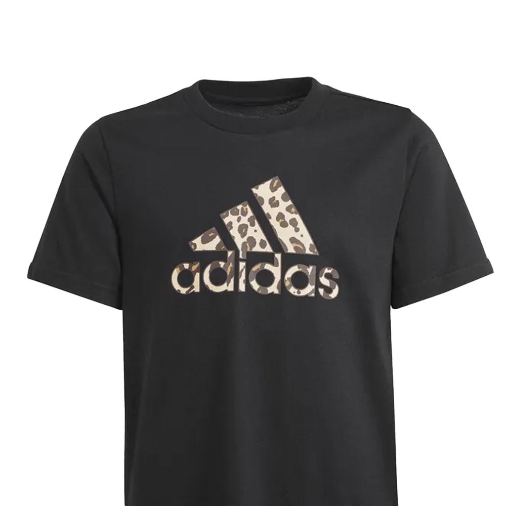 Adidas Girls Animal Print T-Shirt