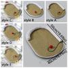 Neck Support Pet Cooling Mat Anti-slip Puppy Kennel Cartoon Pet Nest Mat  Household