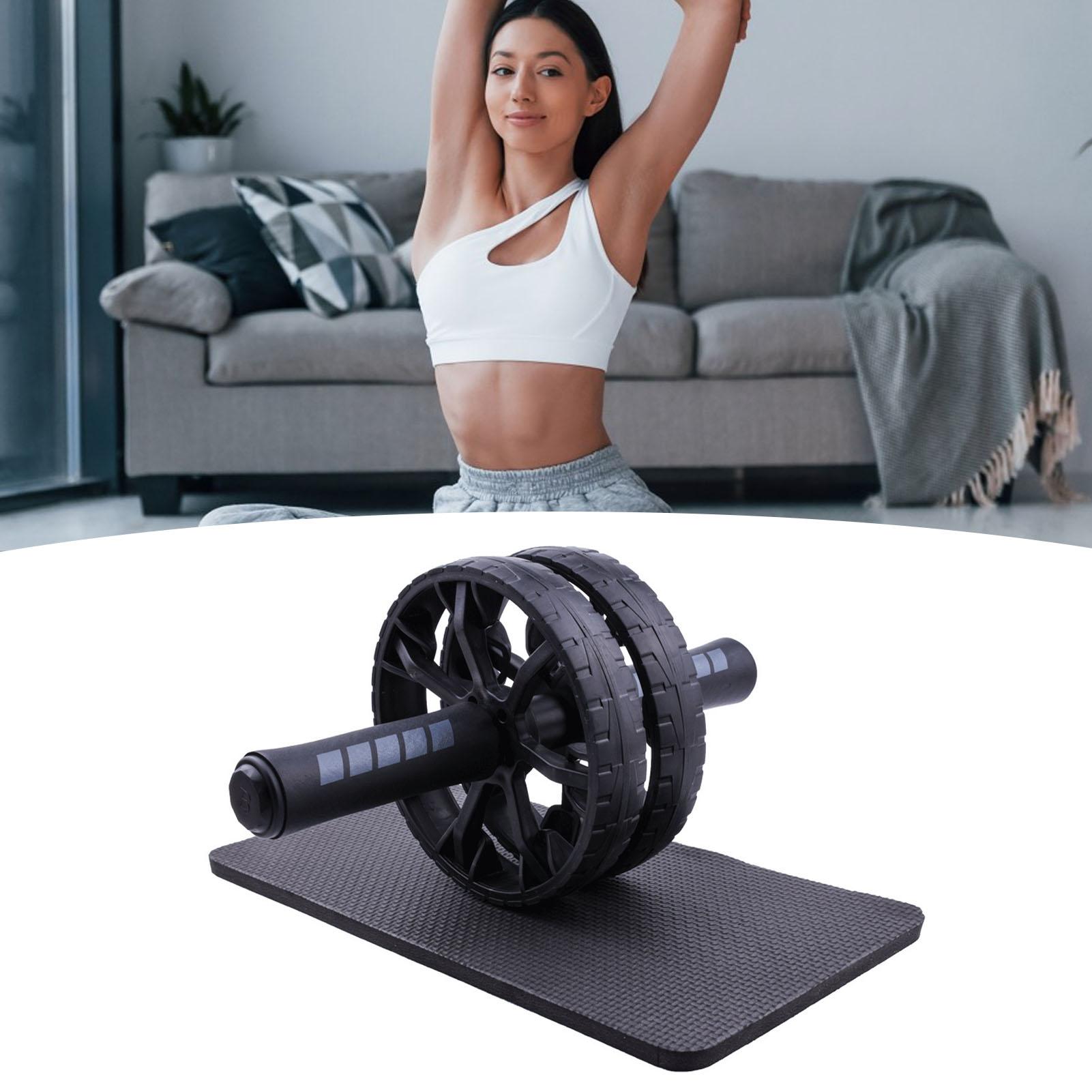 

Ролик для пресса противоскользящий портативный ролик для пресса с наколенником для домашнего тренажерного зала фитнеса