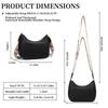 LEEXTON Women's Shoulder Bag, Large Capacity, Wide Strap, Crossbody Bag, Simple and Stylish, Perfect for Commuting, with Adjustable Strap
