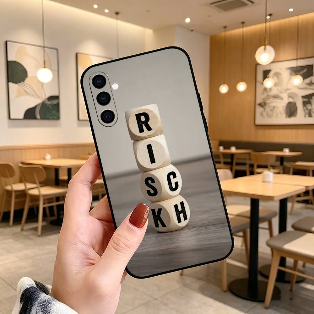 Day Trader RISK RICH   Phone Case For Samsung Galaxy A73,A72,A71,A70,A53,A52,A51,Others Soft Black Cover