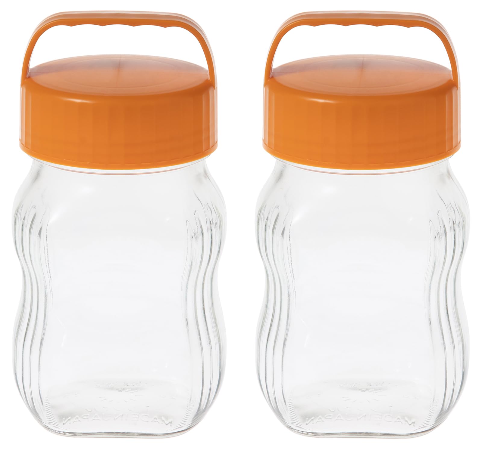 

Toyo Sasaki Glass Pickling Master Fruit Syrup Bottle Pot Orange 1000ml Set of 2 Made in Japan Plum Bottle Fruit Liqueur Bottle Storage Container оранжевый