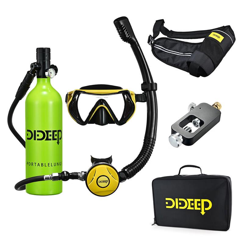 DIDEEP X4000Plus 1L Mini Diving Oxygen Tank