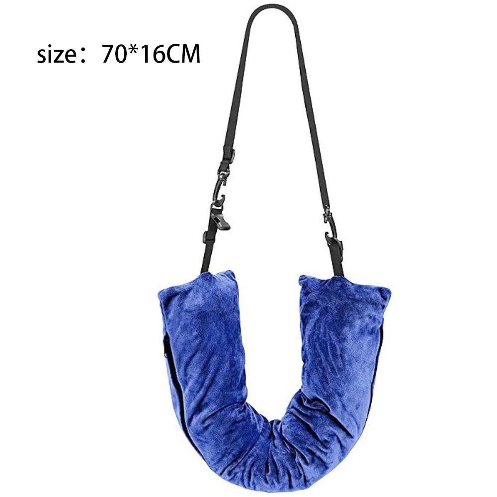 Multifunctional Fillable Travel Neck Pillow U-Shaped Pillow Waterproof Luggage Pillowcase Comfortable Portable