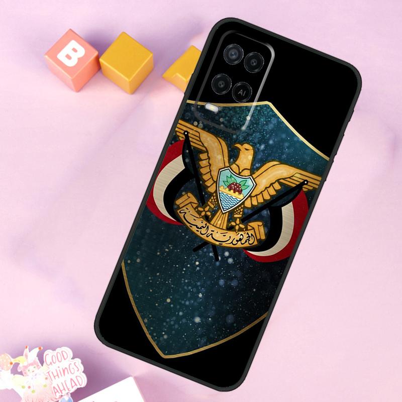 

Yemen Coat of Arms Flag Case For Oppo A17 A57 A16 A76 A96 A60 A40 A80 A18 A38 A58 A78 A98 A15 A54 A74 A94 A6 A5 Pro OPPO A57 5G