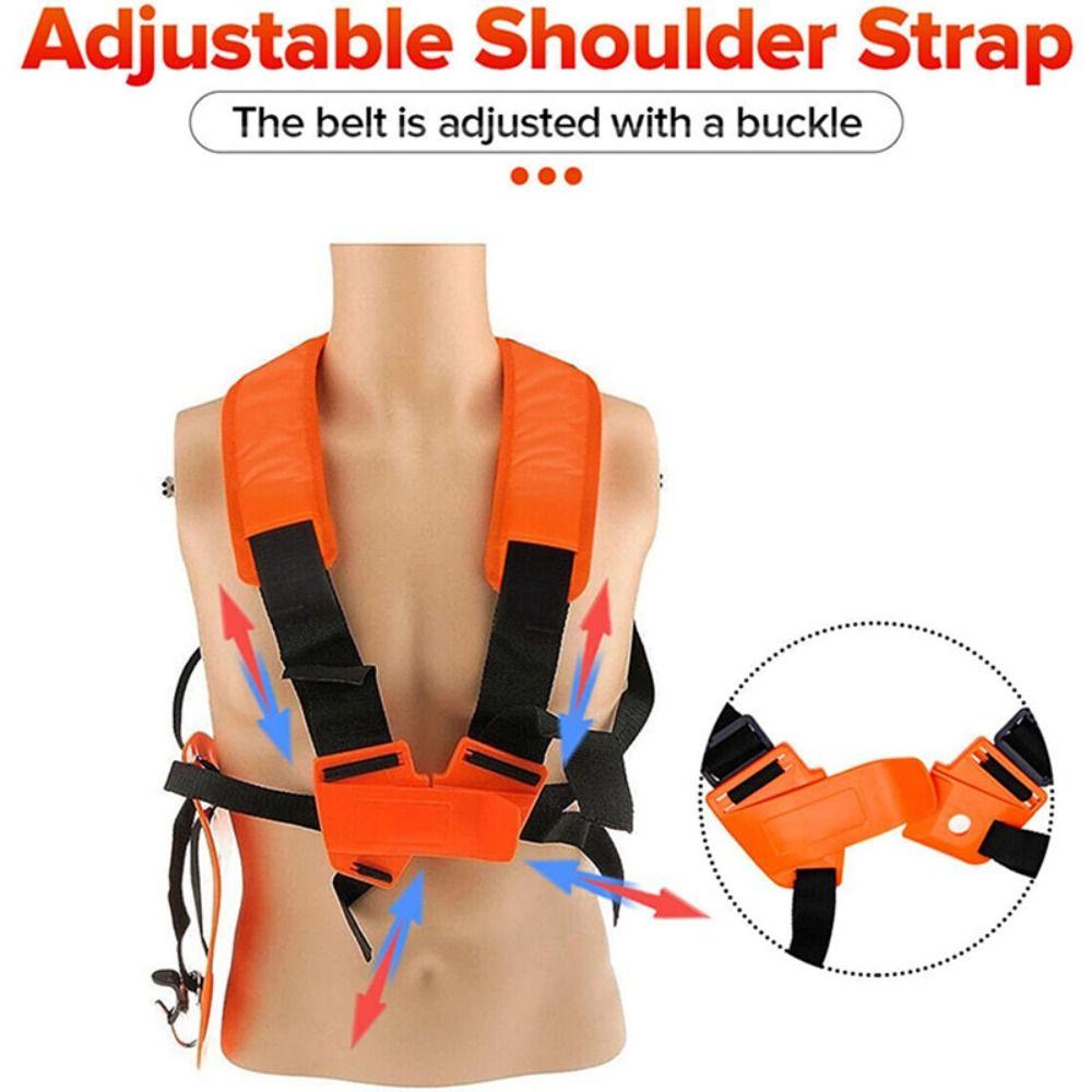 Nylon Belt Strimmer Padded Belt Shoulder Strap Double Shoulder Trimmer Shoulder Strap  Brush Cutter
