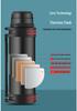 Large Capacity Stainless Steel Thermos for Men and Women - Portable Outdoor Water Bottle for Car and Home Use