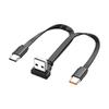 Multi Charging Cable Universal 2 In 1 Multiple Port USB To USB C Fast Charger Cord with Type C Connectors for Phones