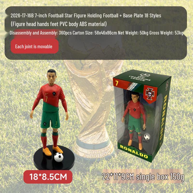 2026 World Cup Football Stars: Neymar, Messi & Ronaldo Playable Figures