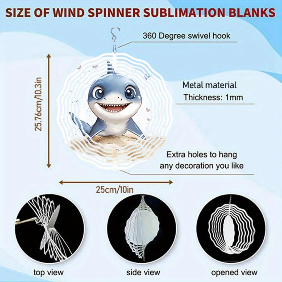 

Милая акула, колокольчик ветра с узором «пузыри любви» для декора двора и сада, мощная уличная ветряная мельница, бесконечное вращение, классический стиль, домашний декор